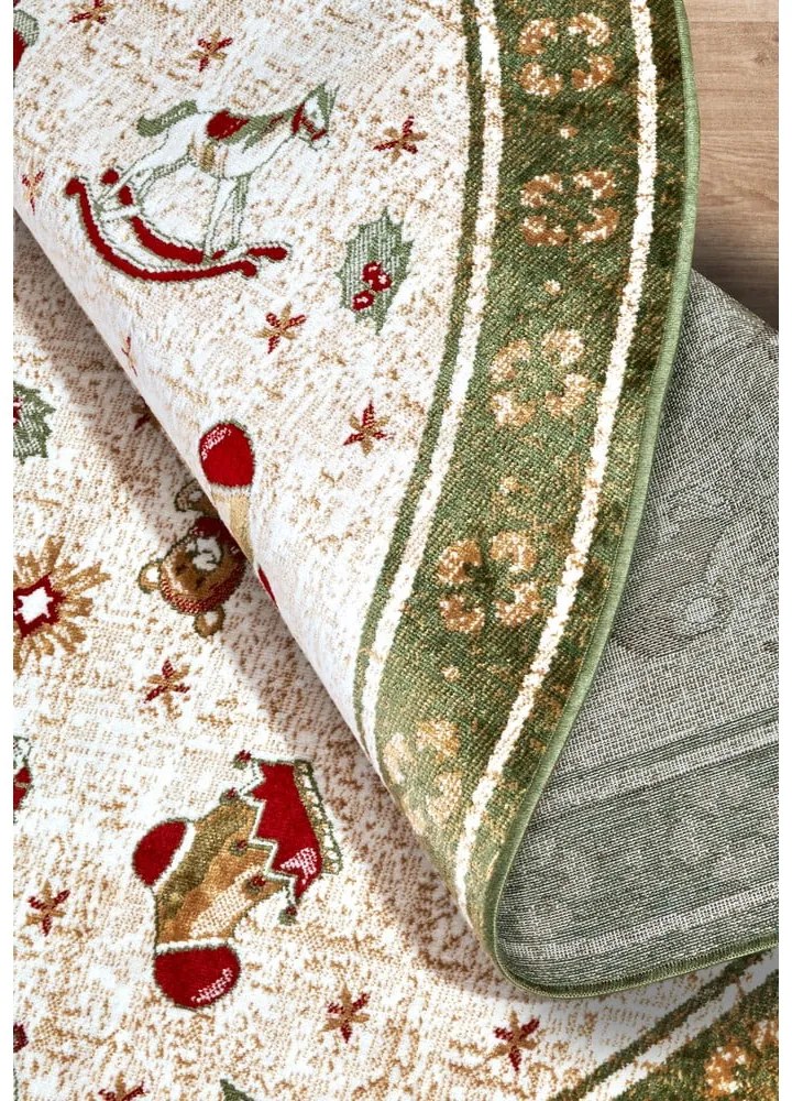 Tappeto rotondo verde natalizio in cotone ø 160 cm Toy's Delight Green Christmas - Villeroy&amp;Boch