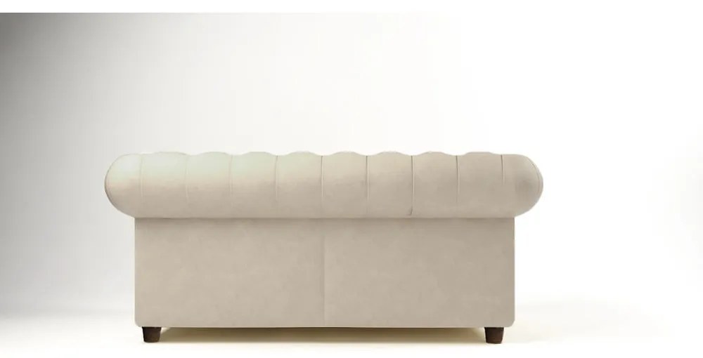 Divano in velluto crema 178 cm Cambridge - Ropez