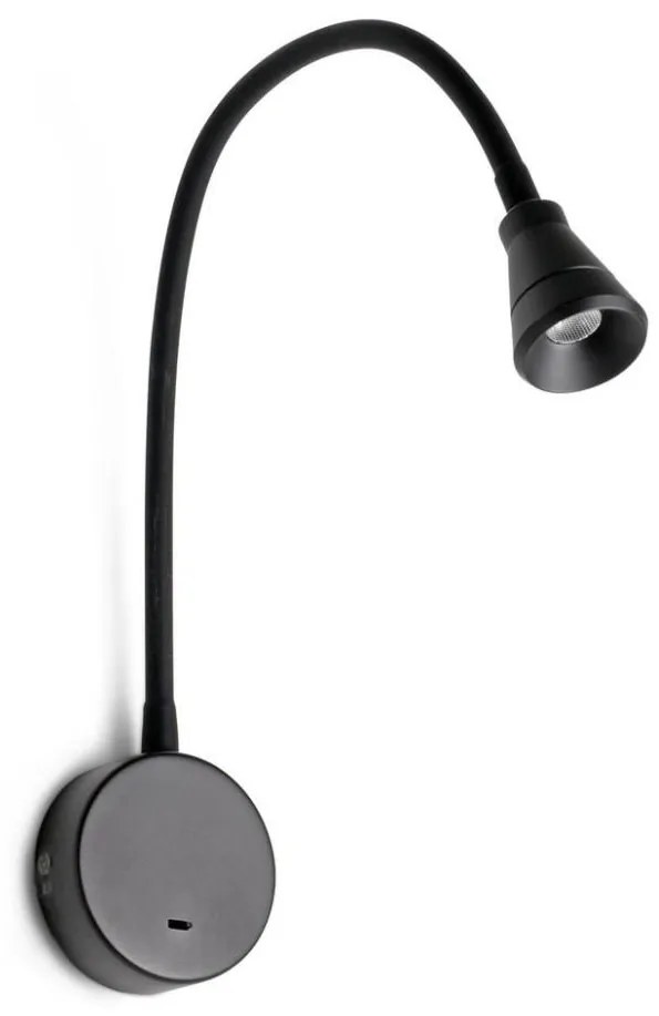 FARO 41030 - Lampada LED flessibile BEL LED/3W/230V nera