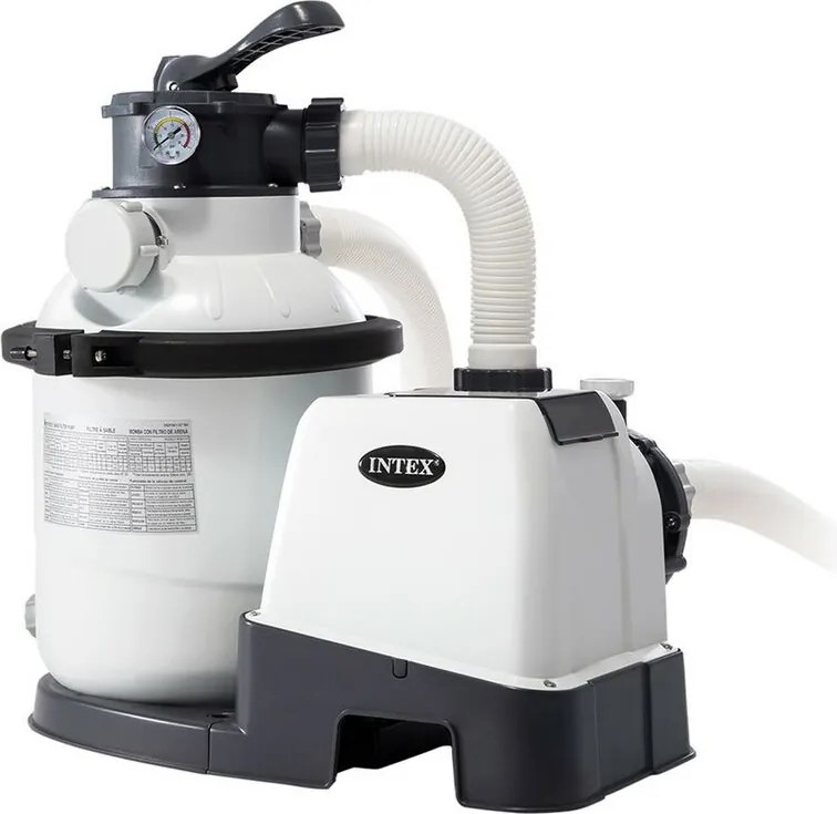 Intex - pompa di filtraggio a sabbia per piscine 7900 lt/h - hp 0,30