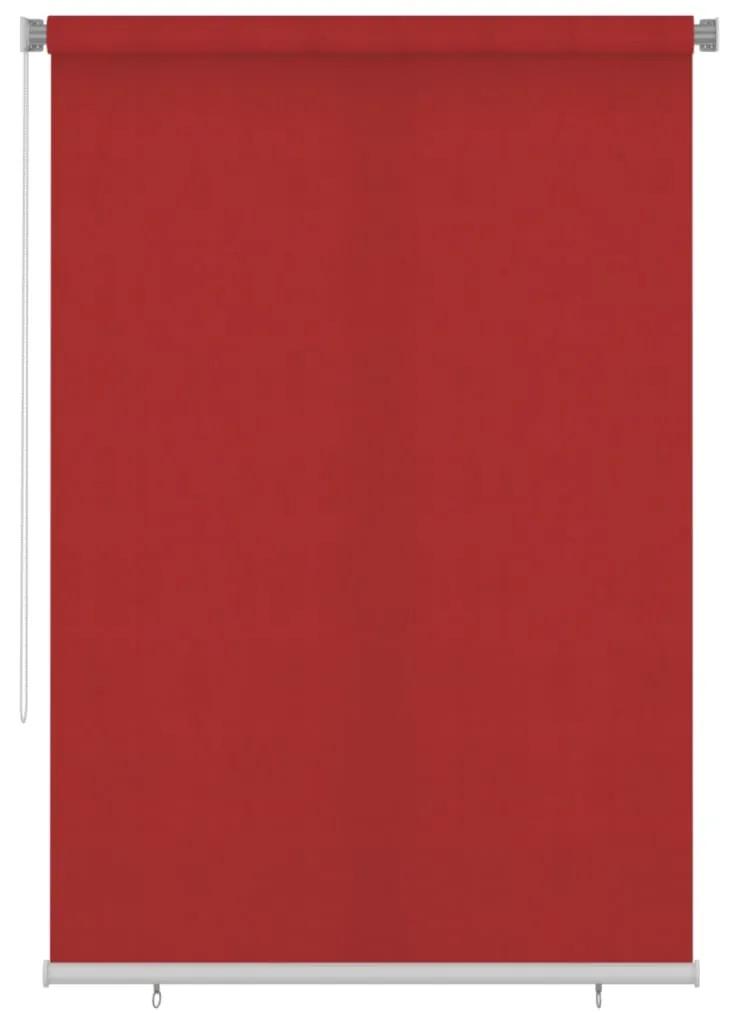 Tenda a Rullo per Esterni 160x230 cm Rossa HDPE