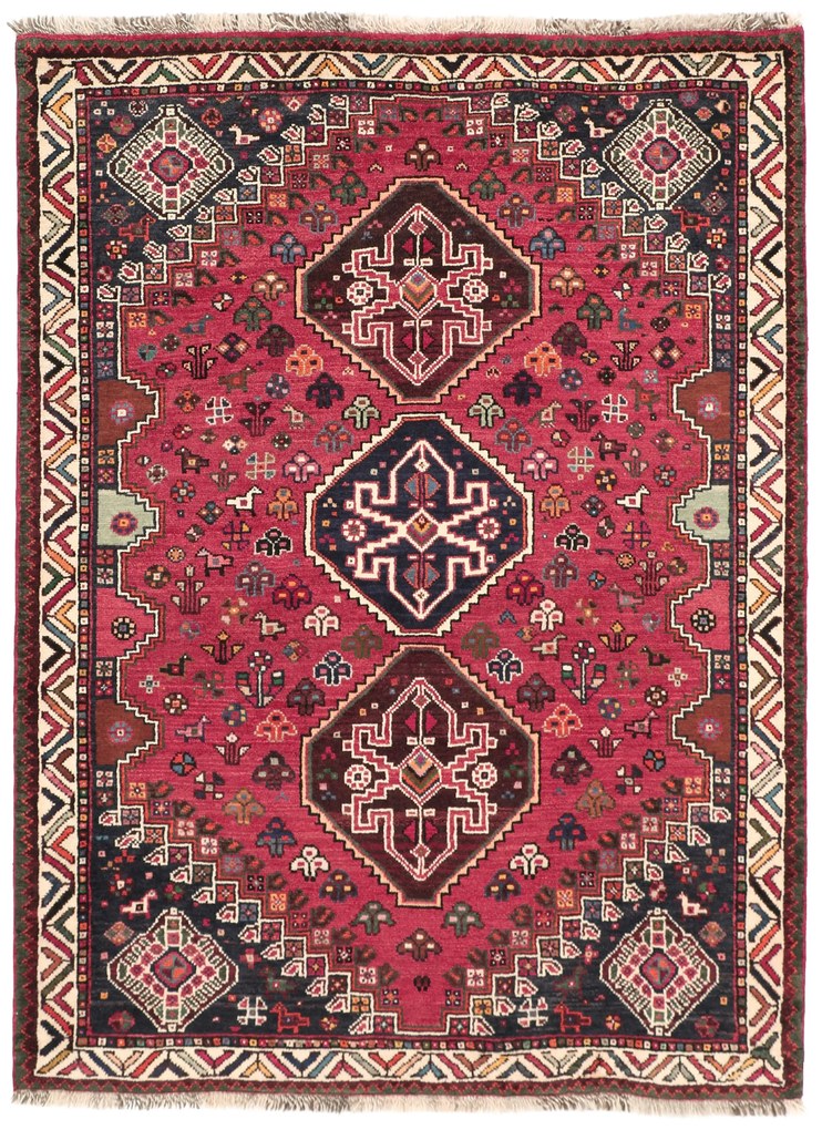 Gashghai Tappeto 160x120 (Iran) Annodato A Mano