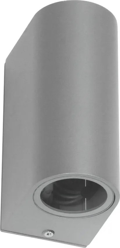 Applique da Esterno Bidirezione IP65 GU10 Stondata - Grigio