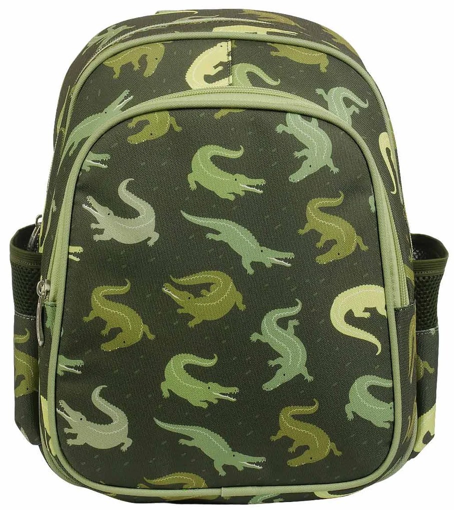 A Little Lovely Company - zainetto per l'asilo - coccodrillo