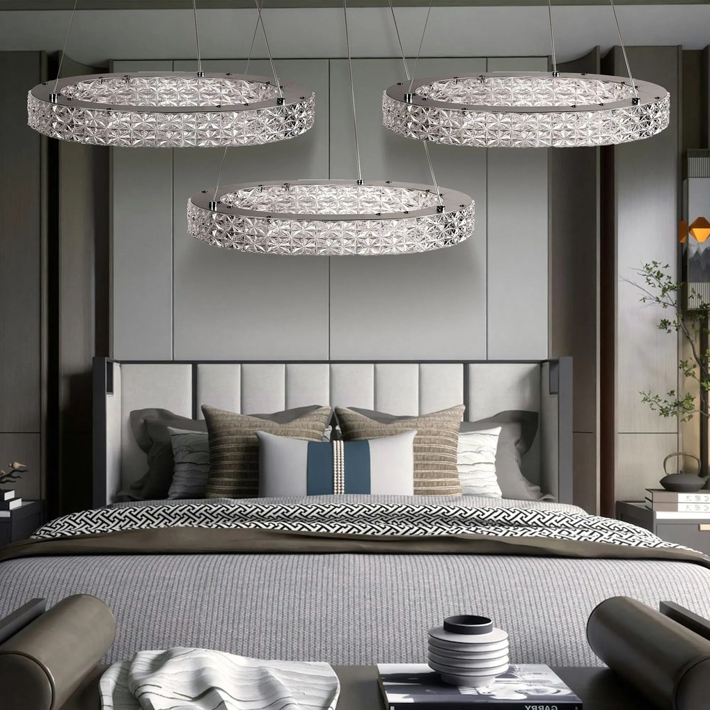 Lampada LED MS005-CP 50cm CHROME