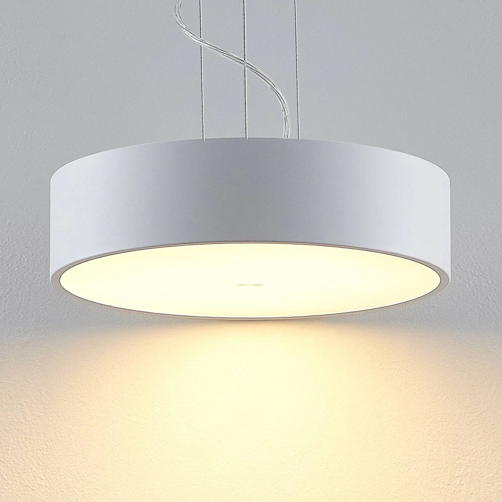 Arcchio Lampada LED a sospensione Noabelle, Ø 40 cm, bianco, metallo