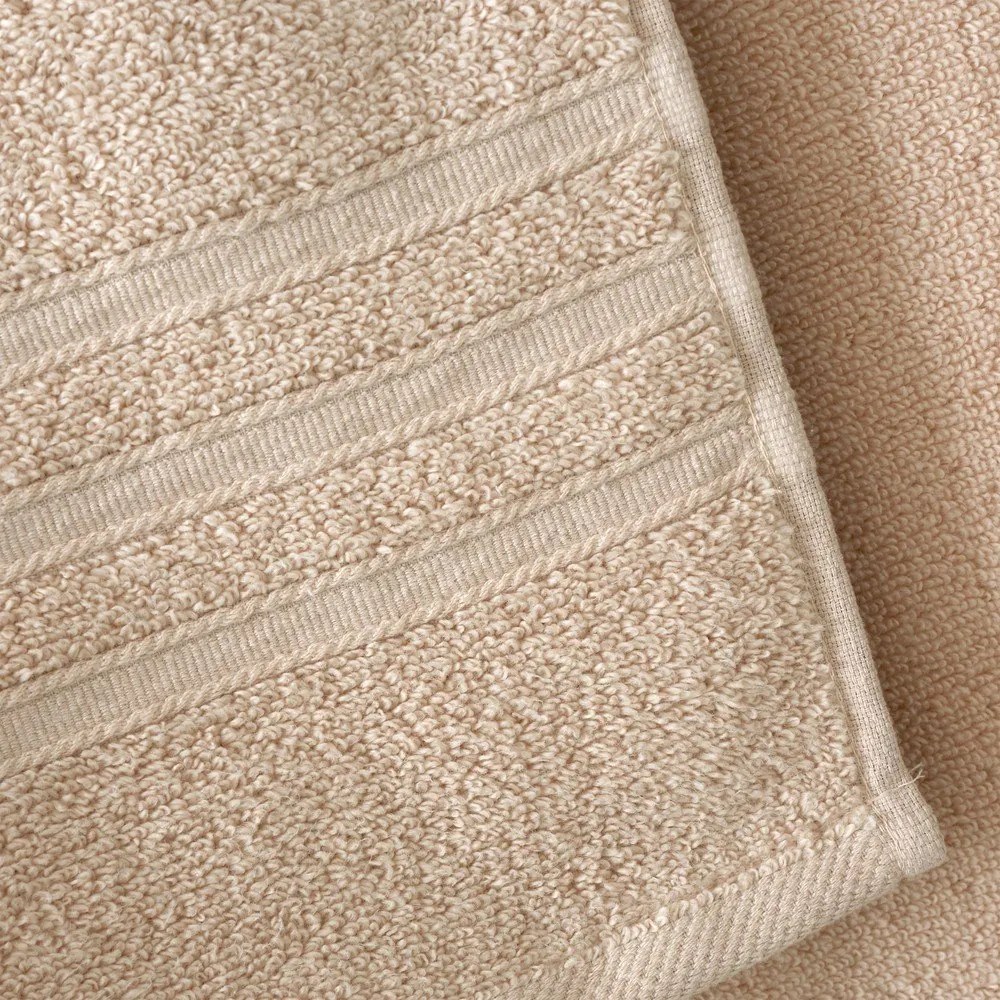 Set di asciugamani tipo terry beige in cotone 2 pz 90x140 cm Zero Twist – Catherine Lansfield
