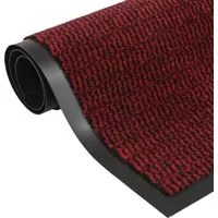 Tappeto Antipolvere Trapuntato Rettangolare 90x150cm Rosso