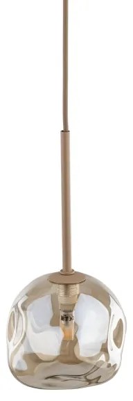 Lampada a sospensione con cavo LAVA 1xG9/8W/230V beige/beige fumé