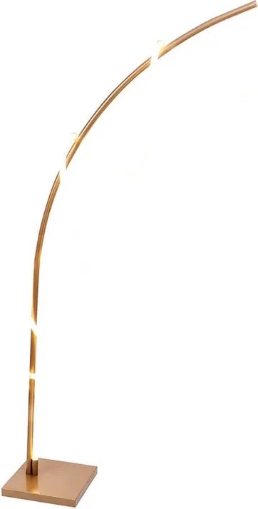 Lampada da terra LED Teddy  oro, luce bianco naturale NOVECENTO