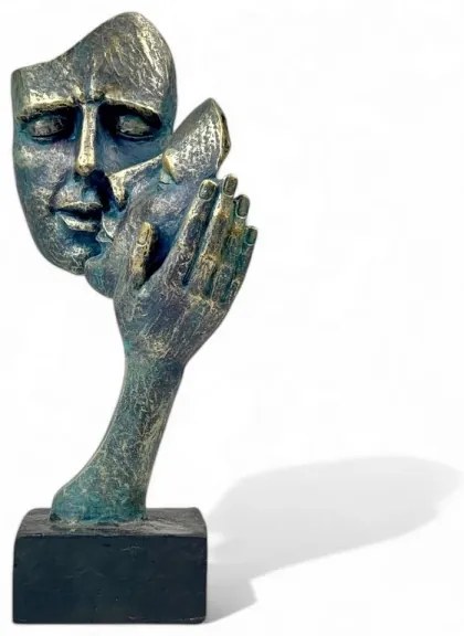 Decorazione da tavolo 35x22x13 cm resina/patina