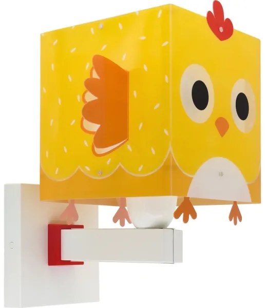 Dalber 64649 - Applique per bambini LITTLE CHICKEN 1xE27/15W/230V