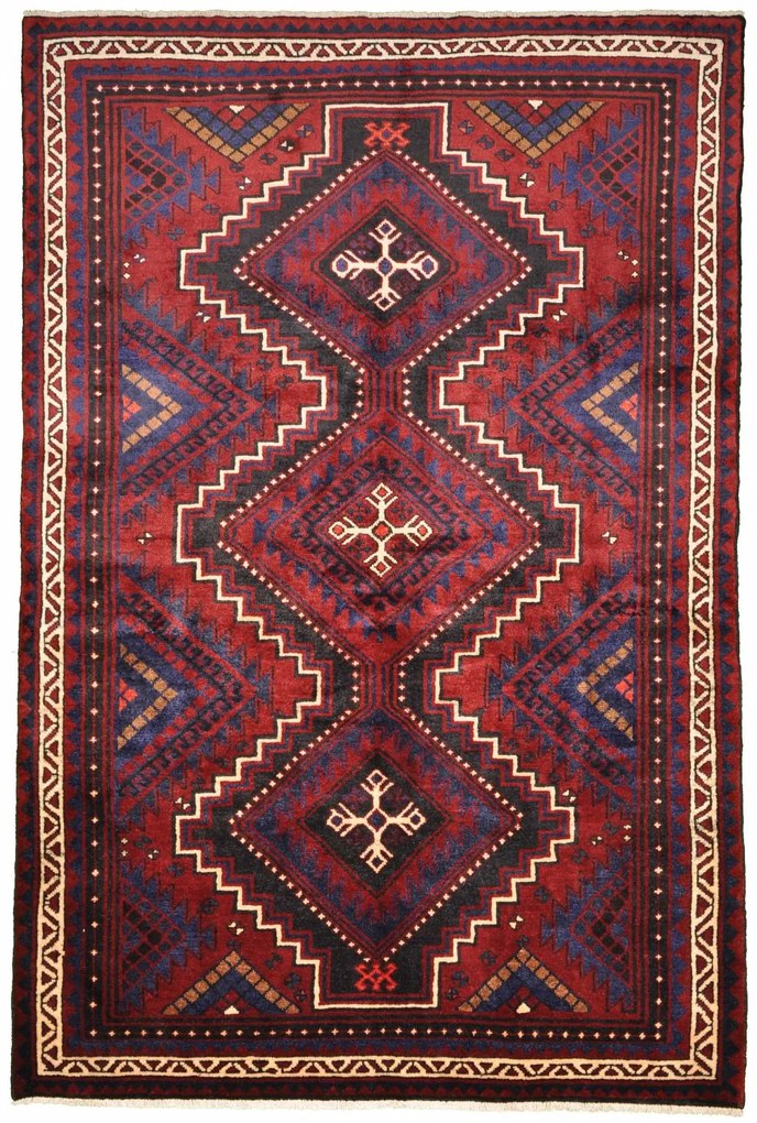 Lori Tappeto 170 x 260 Rosso (Iran) Annodato A Mano
