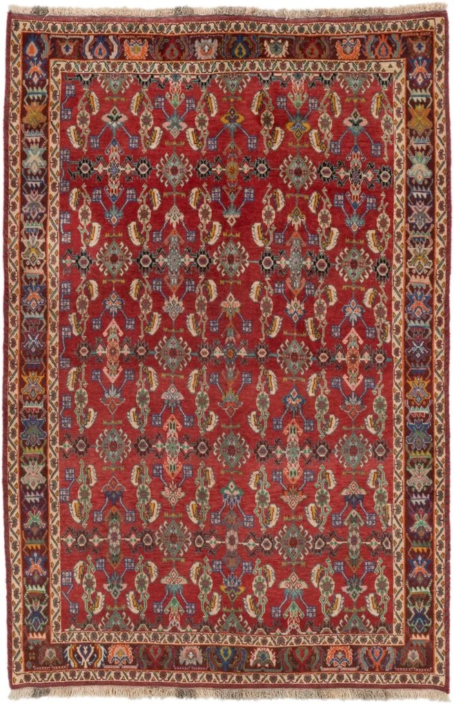 Shiraz Tappeto persiano 160 x 240 (Iran) Annodato A Mano