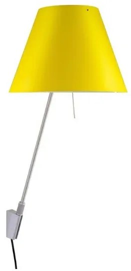 Luceplan - Costanzina Applique da Parete Alu/Smart Yellow Luceplan