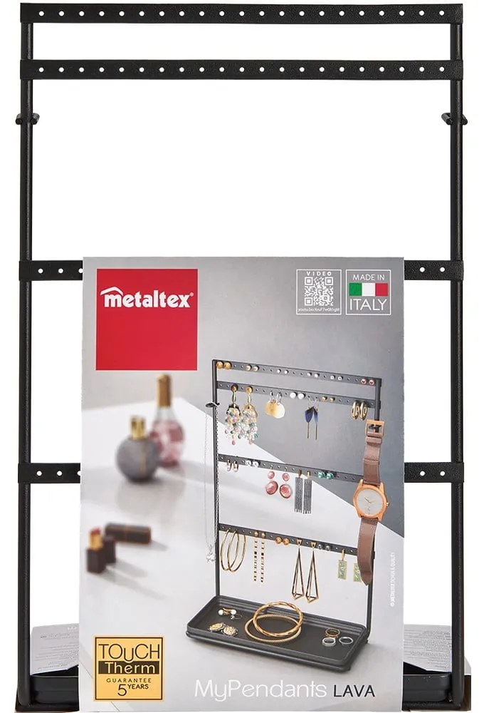 Organizzatore di gioielli nero My Pendants - Metaltex