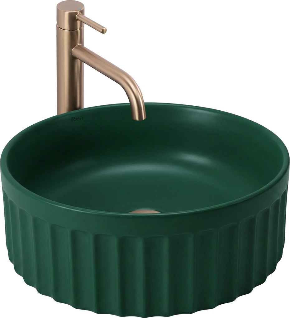Lavabo da appoggio Rea DUO Matcha Matt