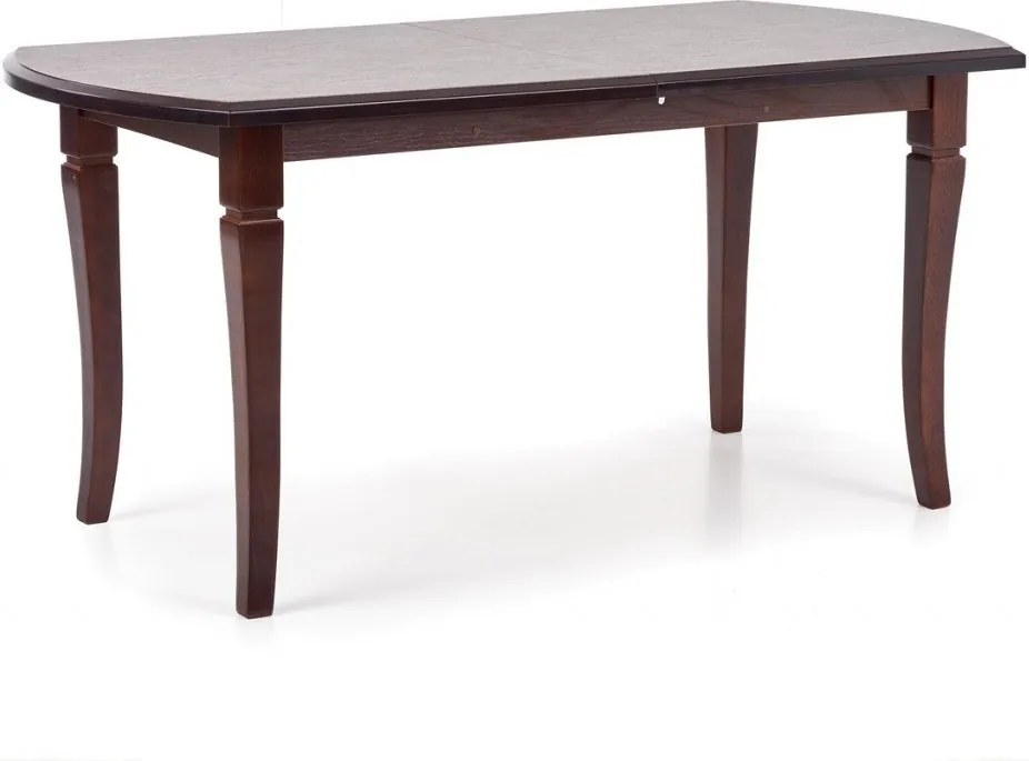 Tavolo allungabile Fryderyk in noce scuro - L160-240 x l90 x h74 cm