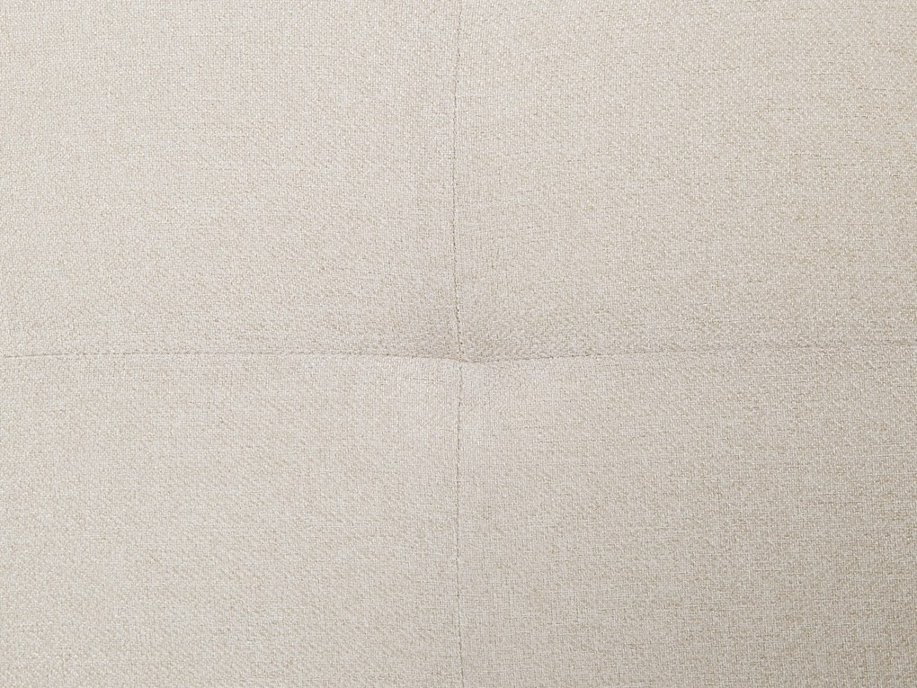 Letto matrimoniale contenitore tessuto beige 140 x 200 cm LORIENT Beliani