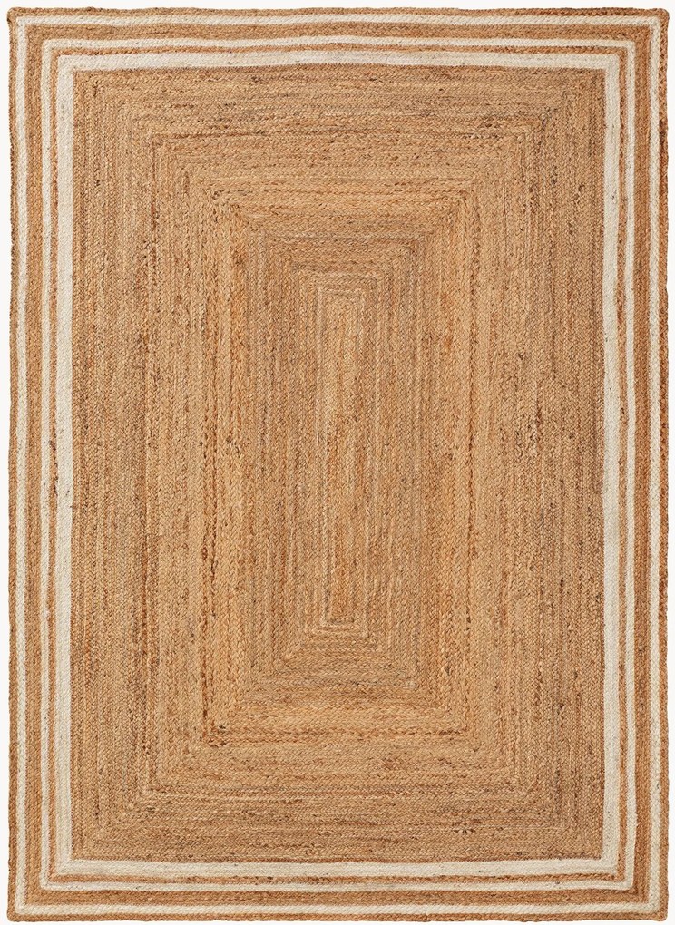 Tappeto in iuta tessuto a mano Jutta