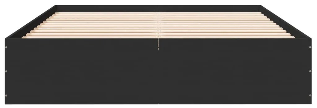 Giroletto nero 150x200 cm in legno multistrato