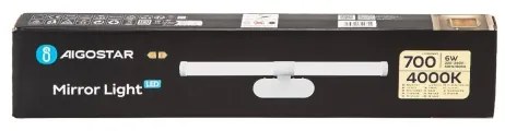 Aigostar - Illuminazione a LED per specchi da bagno LED/6W/230V 4000K 40cm IP44