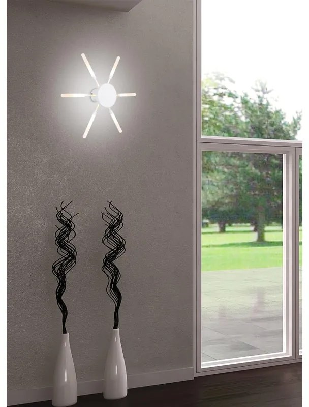 Applique LED design Sole bianco NOVECENTO