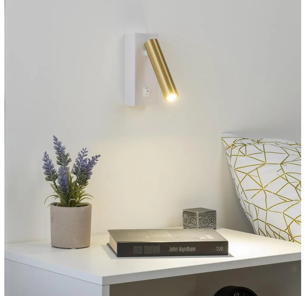 Brilagi - Luce Spot da parete a LED MAYA LED/3W/230V 4000K bianco/oro