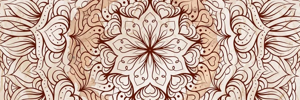 Quadro su tela – Mandala etnica astratta