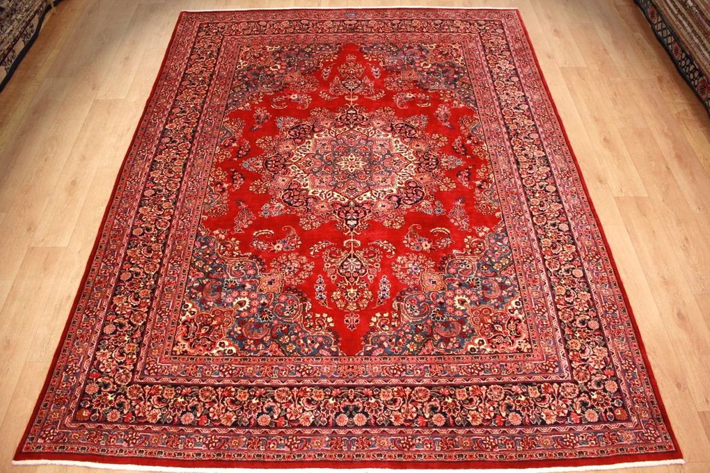 Mashad Tappeto persiano 340 x 260 (Iran) Annodato A Mano