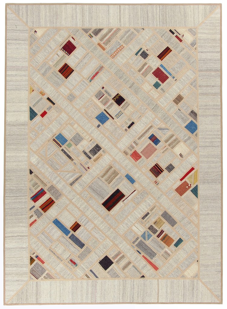 Kilim Tappeto 240x170 (Iran) Tessuto A Mano