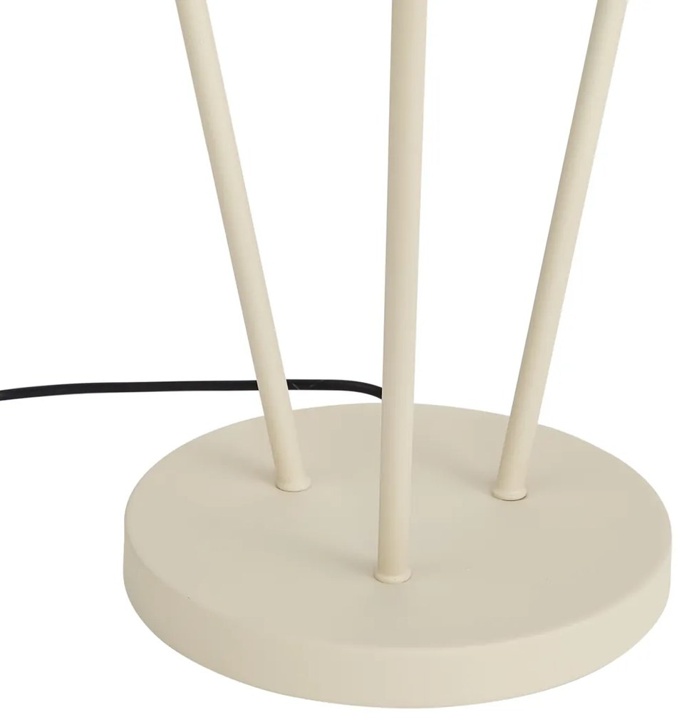 Lampada da terra moderna beige 3 luci GU10 35mm - Thomas