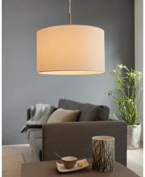 Eglo 31571 - Lampadario a sospensione con filo PASTERI 1xE27/60W/230V