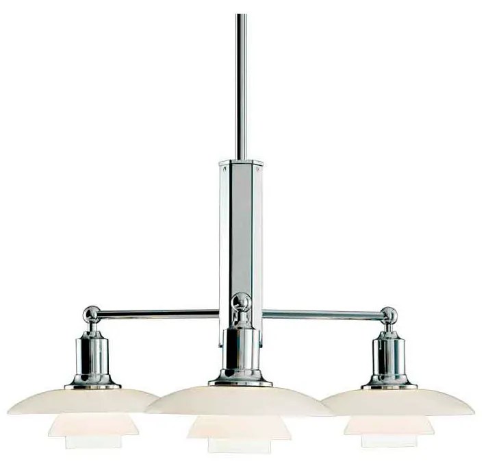 Louis Poulsen - PH 2/1 Stammekrone Lampada a Sospensione Chrome Plated Louis Poulsen