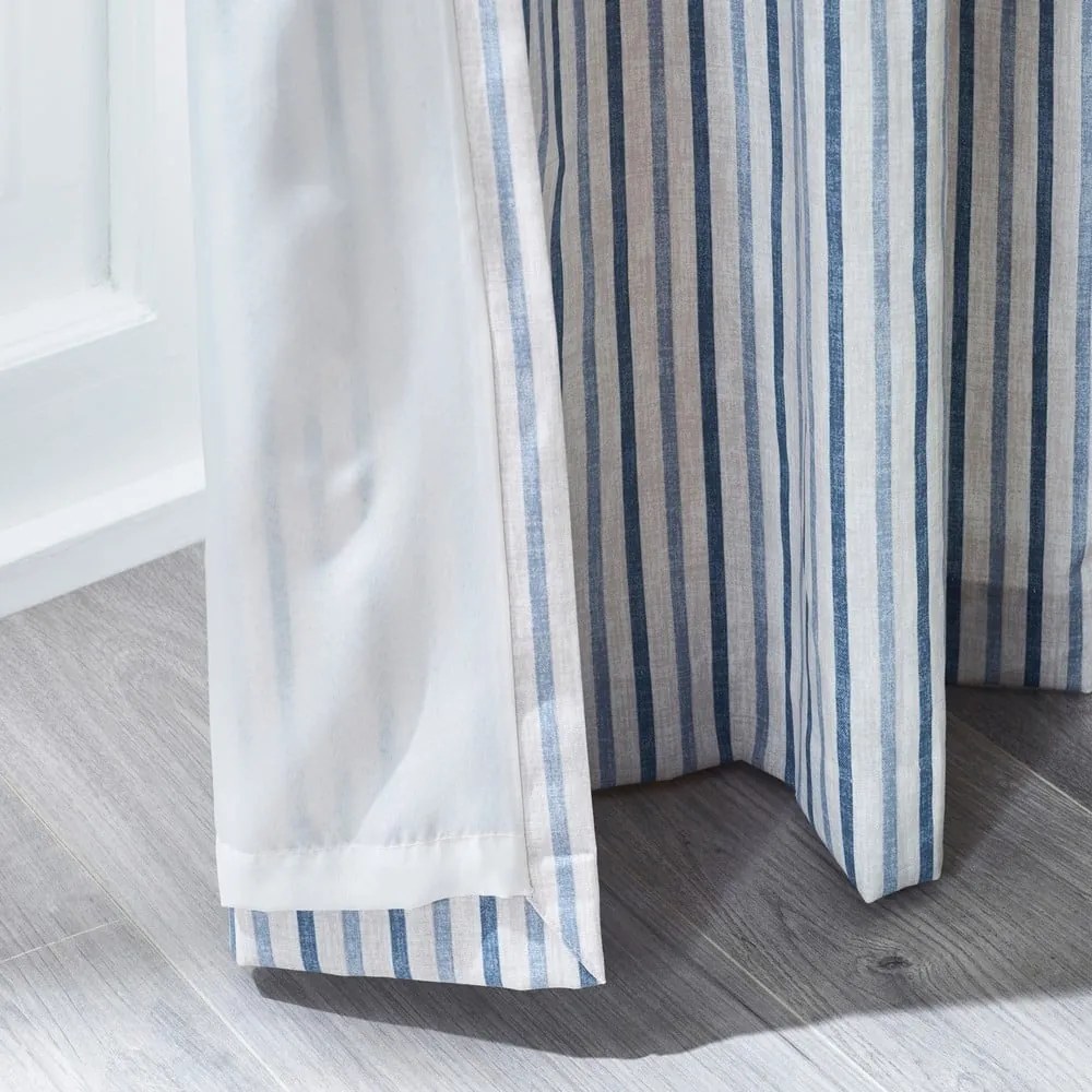 Tende in set blu 2 pz 117x229 cm Logan Stripe – Catherine Lansfield