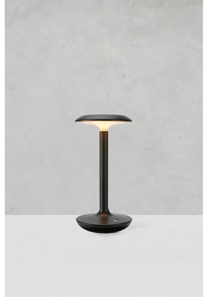 Lampada da tavolo LED nera (altezza totale 20 cm) Petit – Markslöjd