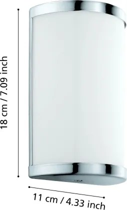 Eglo 95773 - Lampada LED da parete CUPELLA 2xLED/4,5W/230V