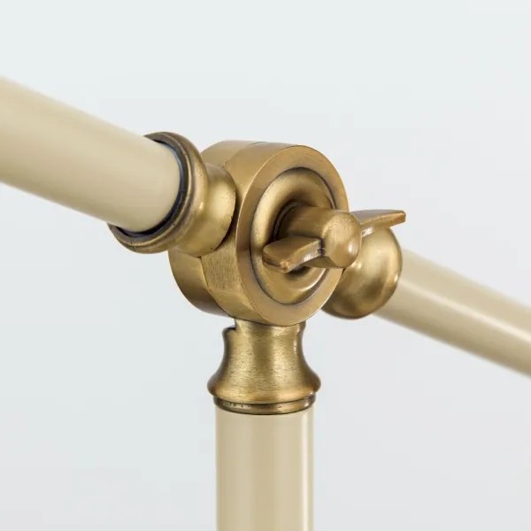 Orion LA 4-1222/1 - Lampada da tavolo SCHILLER 1xE27/40W/230V color crema/bronzo