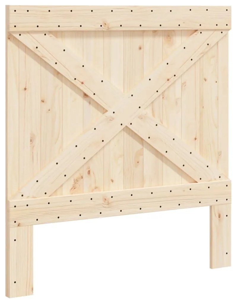 Testiera 100x104 cm in legno massello di pino