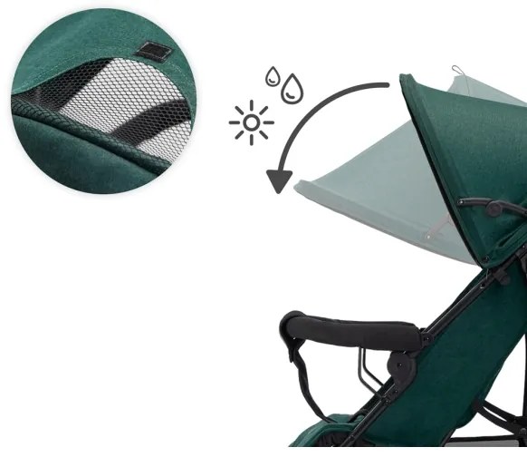 KINDERKRAFT - Passeggino TIK Green foresta