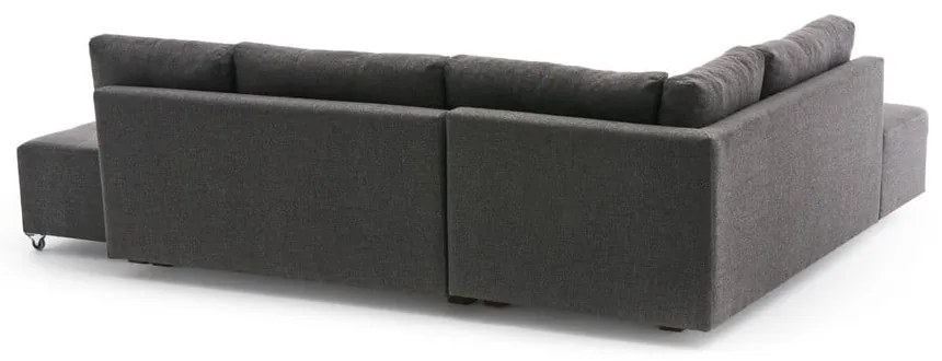 Divano angolare grigio scuro (angolo sinistro) Manama - Balcab Home