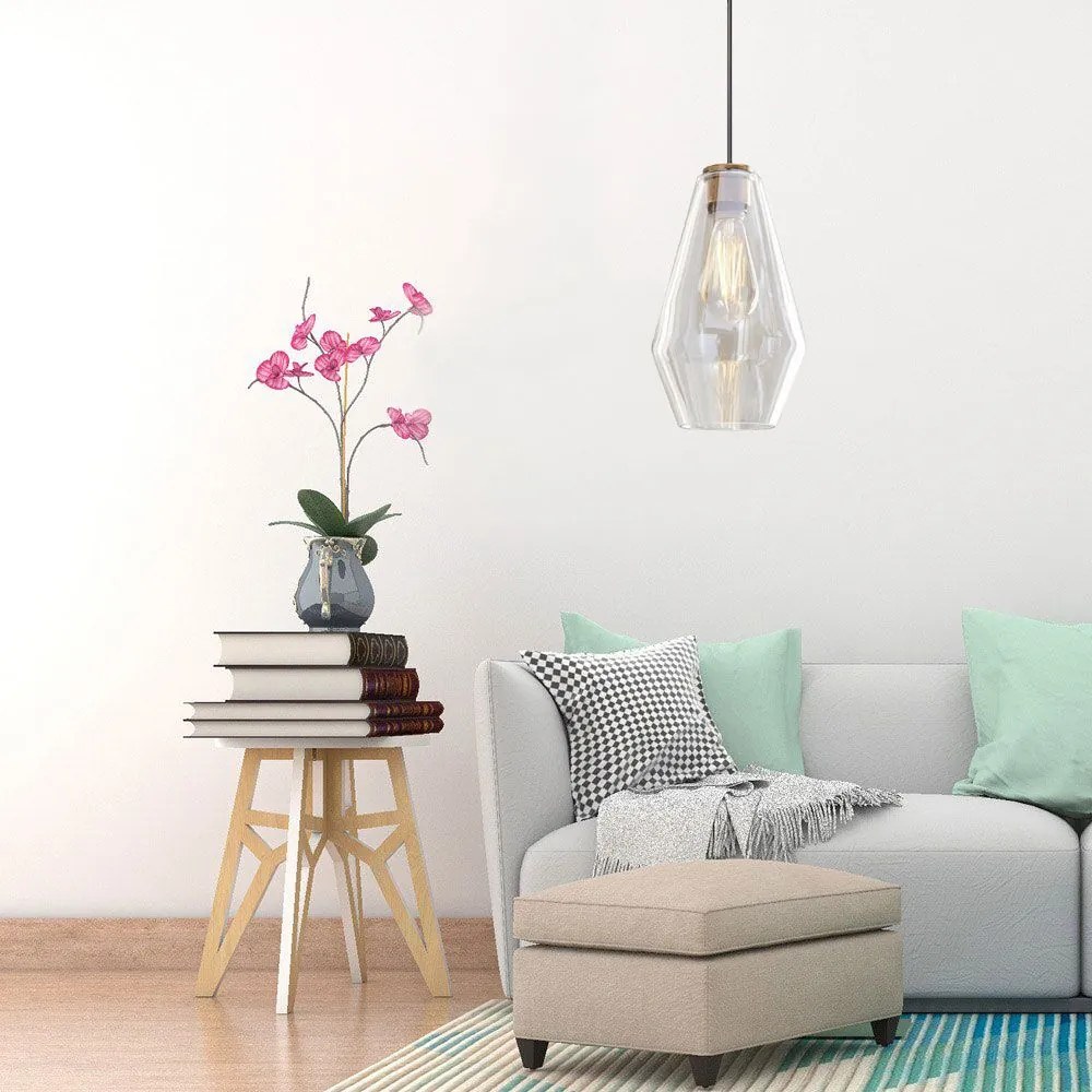 Lampada da soffitto di vetro APP438-1CP