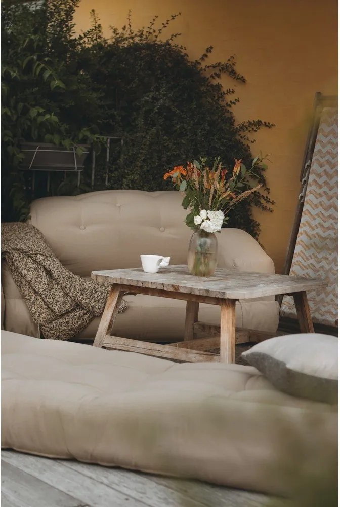 Divano letto da esterno beige Design OUT™ Beige Hippo - Karup Design