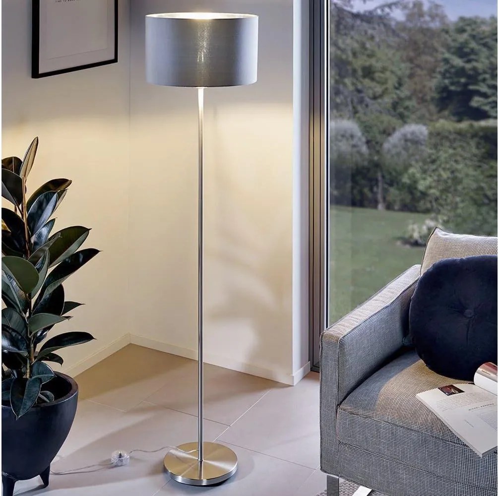 Eglo 95173 - Lampada da terra MASERLO 1xE27/60W/230V