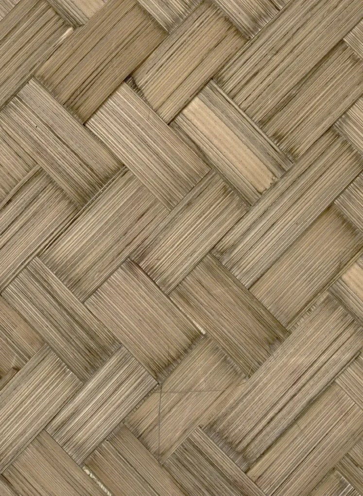 CMO Paris Carta da parati Bambou Petit Chevron - Fumé