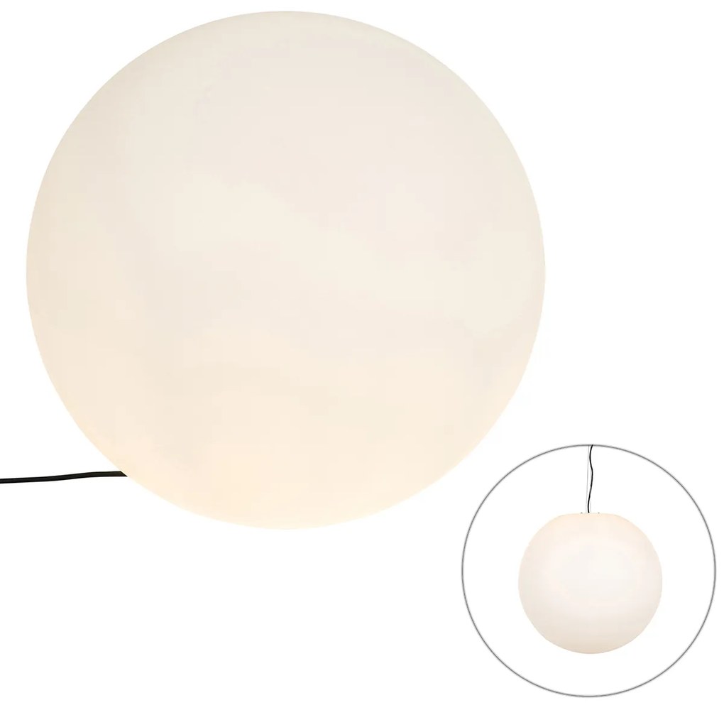 Lampada da esterno moderna bianca 56 cm IP65 - Nura