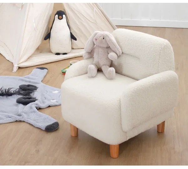 Poltroncina per bambini LORY bianca
