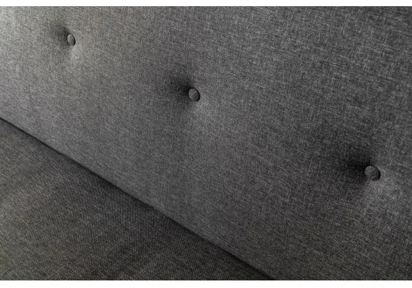 Divano a due posti LOKO grigio scuro