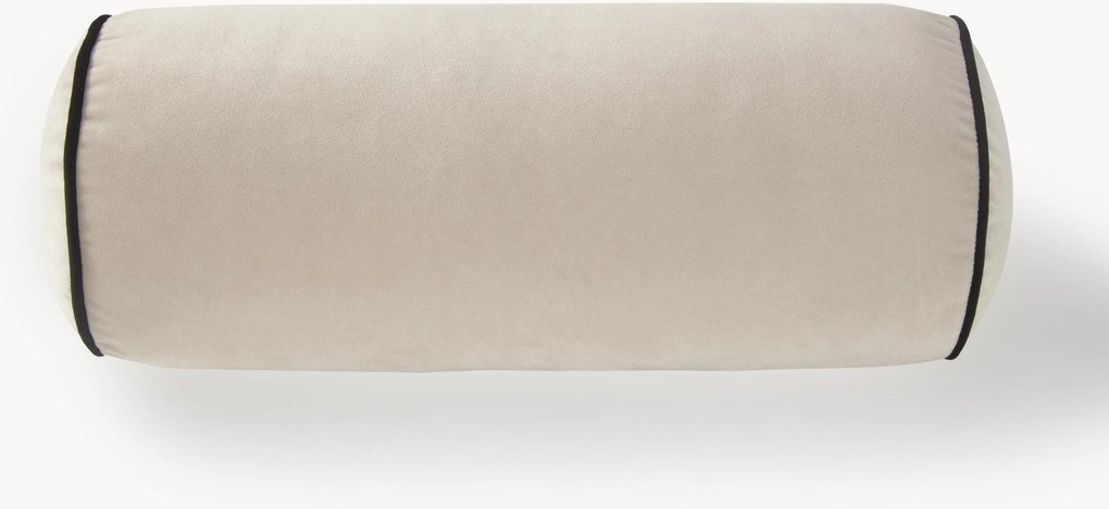 Cuscino rullo in velluto Monet