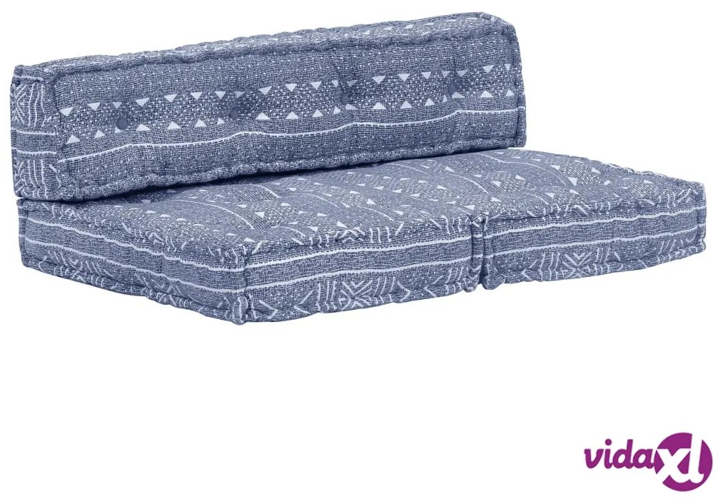 vidaXL Pouf Indaco in Tessuto